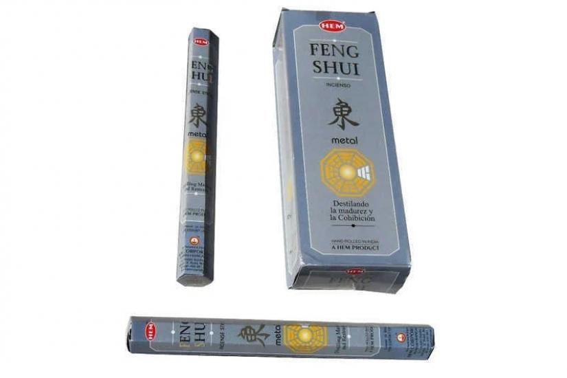 Hem Feng Shui Metal Hexa Çubuk Tütsü Incense Sticks 
